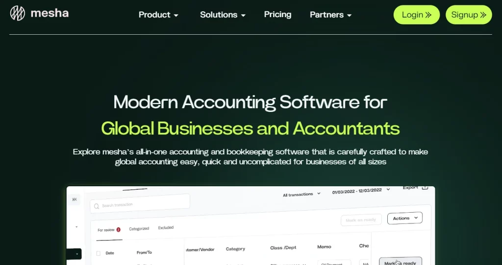 mesha Best accounting software for consultants