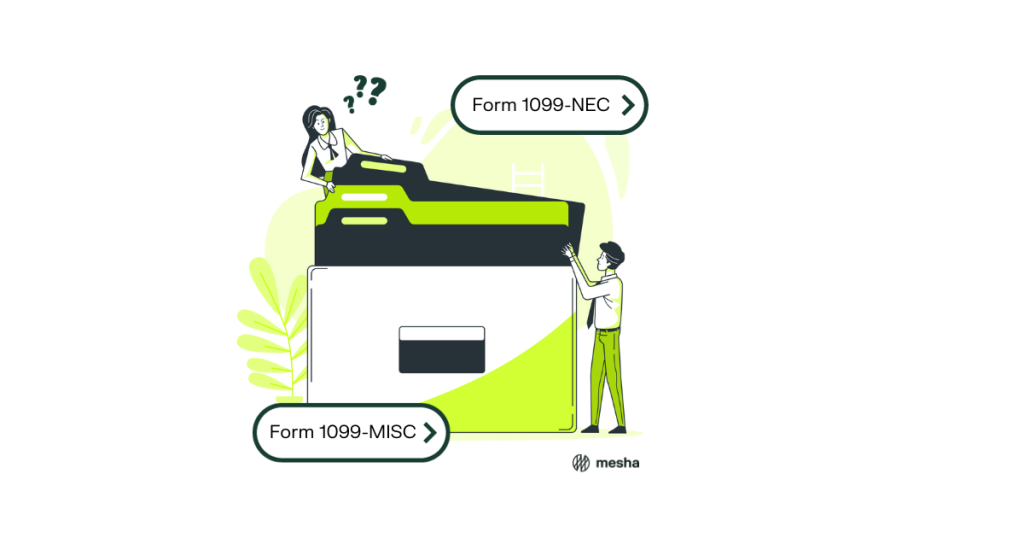 Difference between Form 1099-NEC and Form 1099-MISC