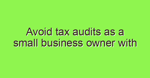 avoid tax audits as a small business owner with these forms 3920 1