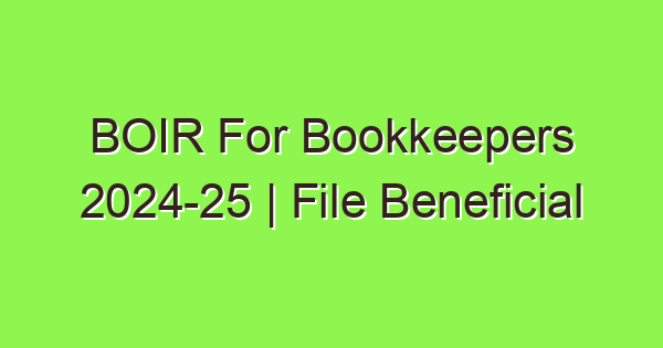 boir for bookkeepers 2024 25 file beneficial ownership information reporting 5276 1