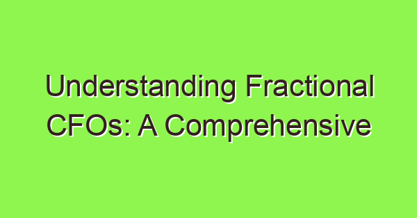 understanding fractional cfos a comprehensive guide for startups 3770 1