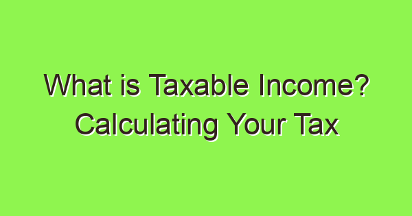 what is taxable income calculating your tax credits 3909 1