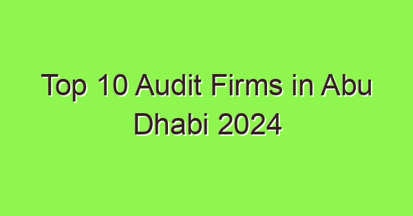 top 10 audit firms in abu dhabi 2024 6385 1